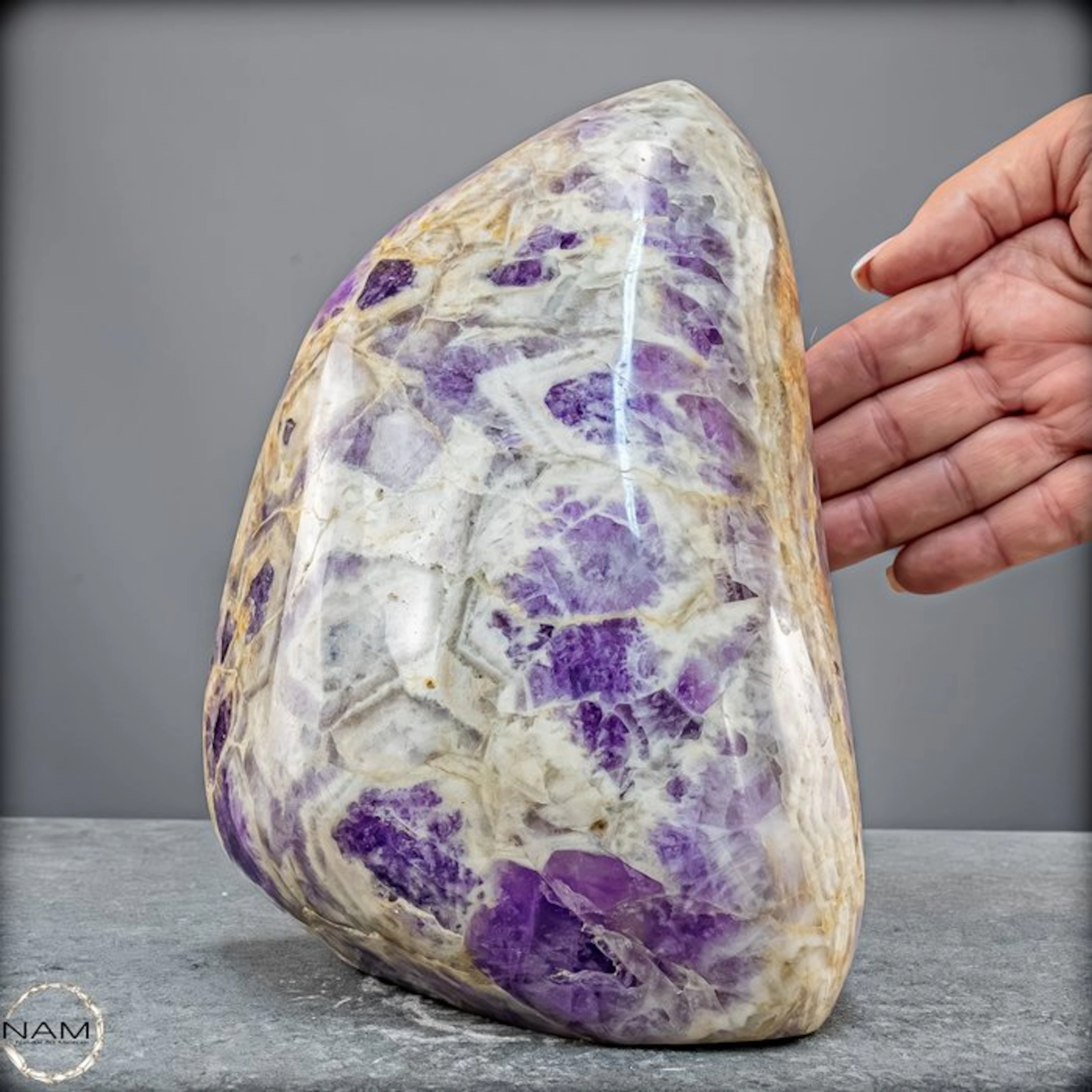 Natural Chevron Amethyst Freiform, Bolivia- 3831.46 g