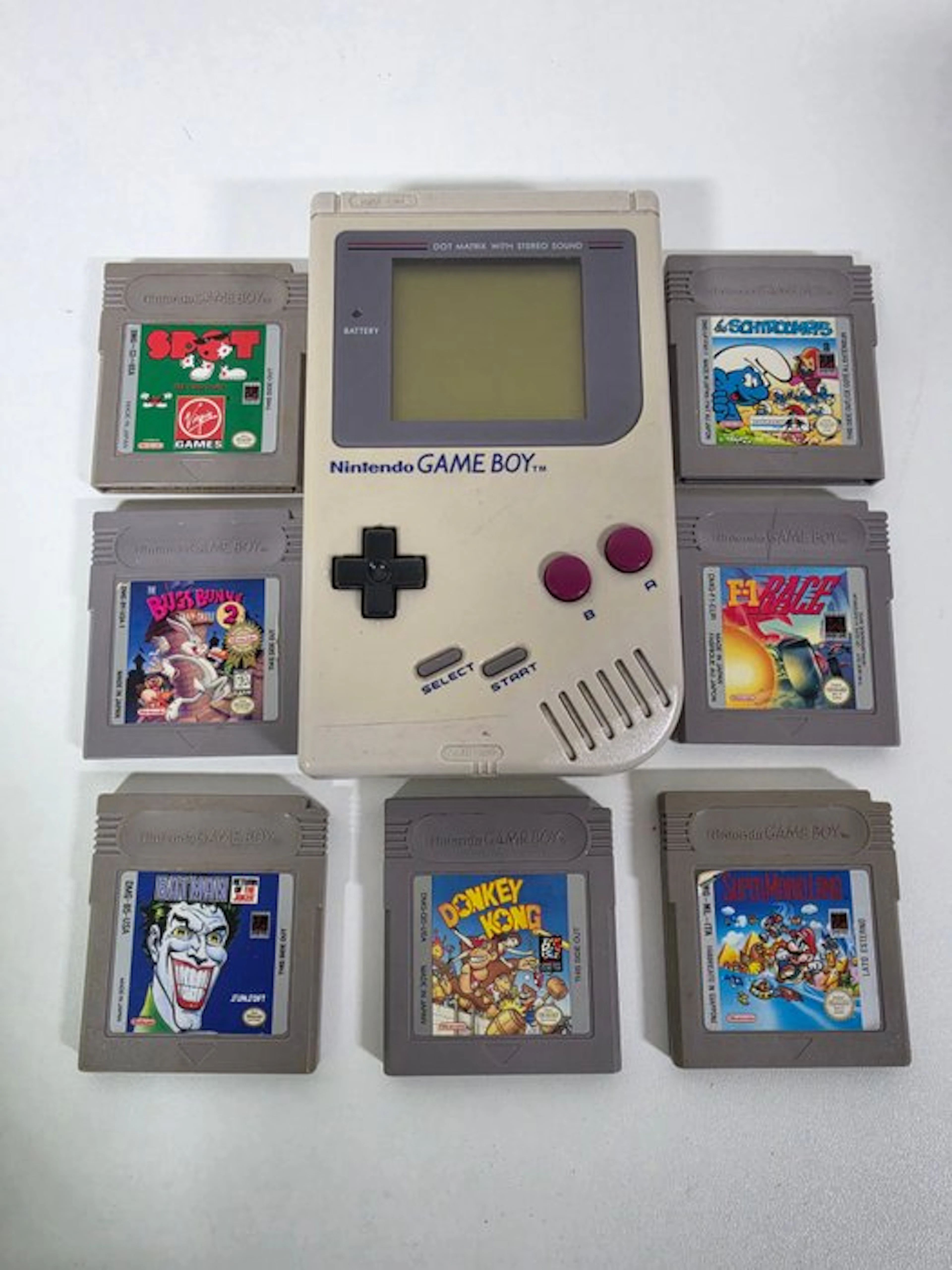 Nintendo - Gameboy Classic - Game Boy Classic & 7 Game...