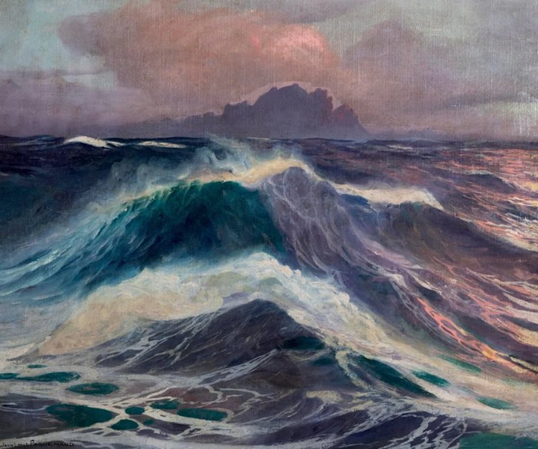 Jean Louis Paguenaud (1876-1952) - Mareggiata