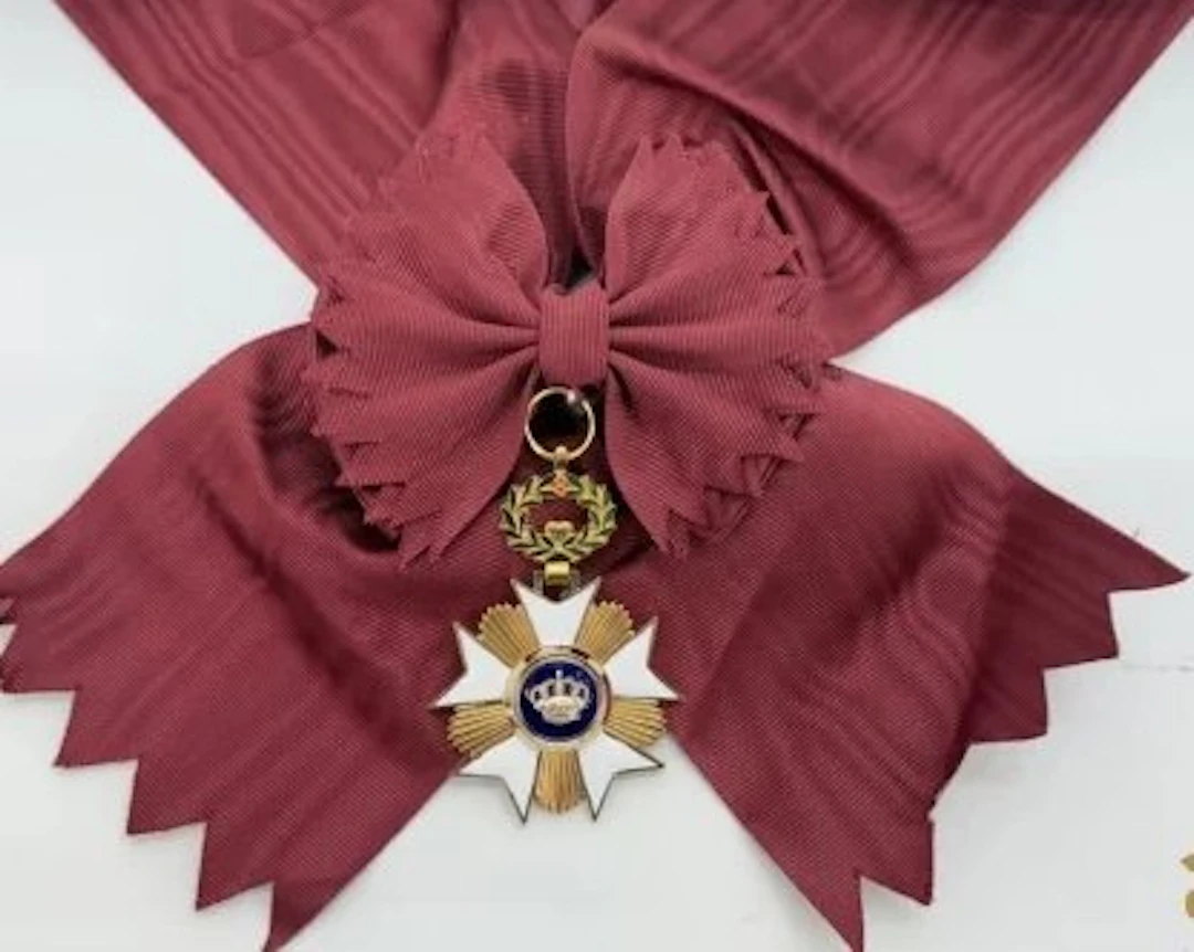 Belgium - Military medal - Sash & Medal Grand Officer in the Order of the Crown