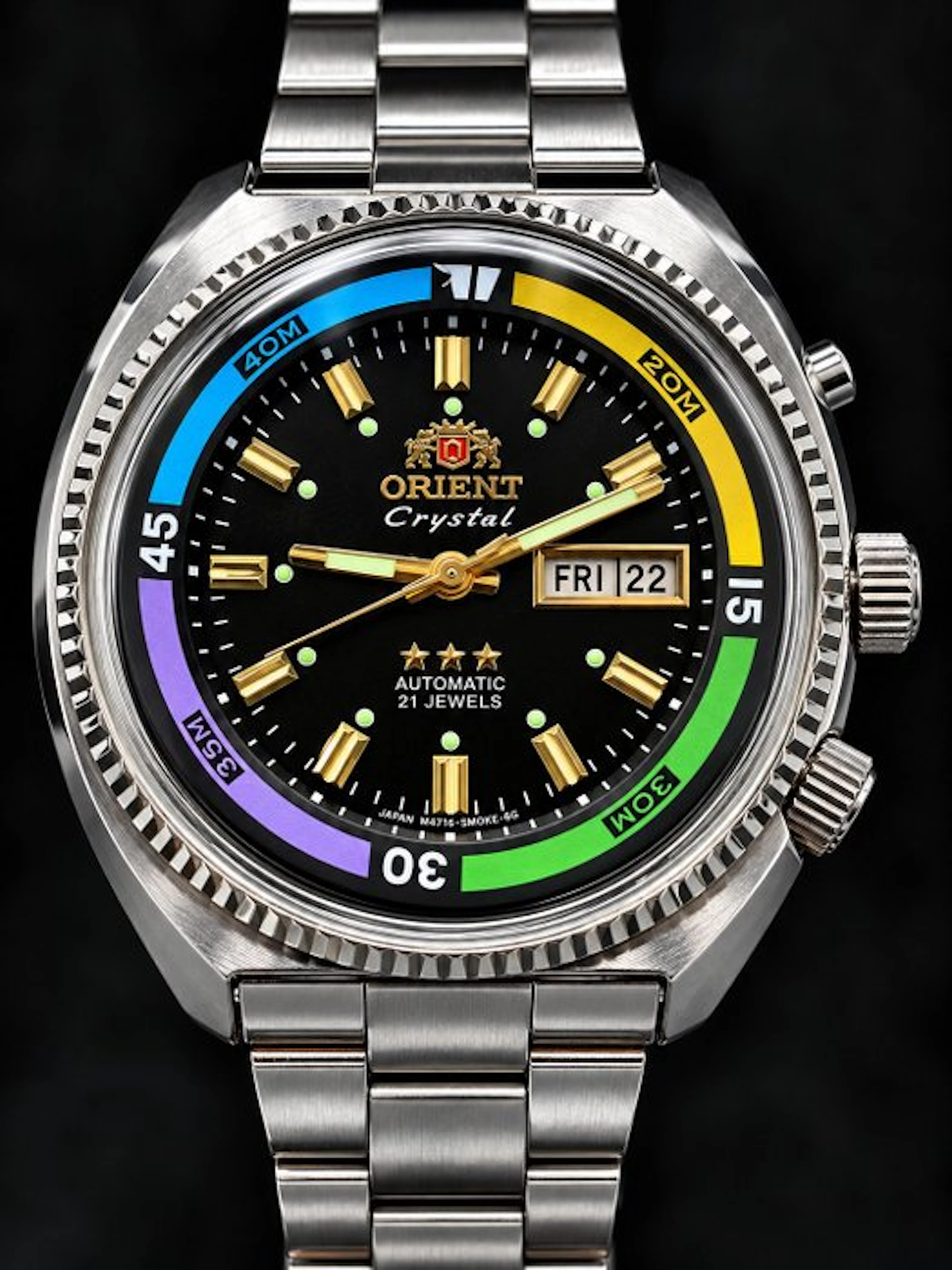 Orient - Crystal - Rainbow diver - Automatic - No reserve...