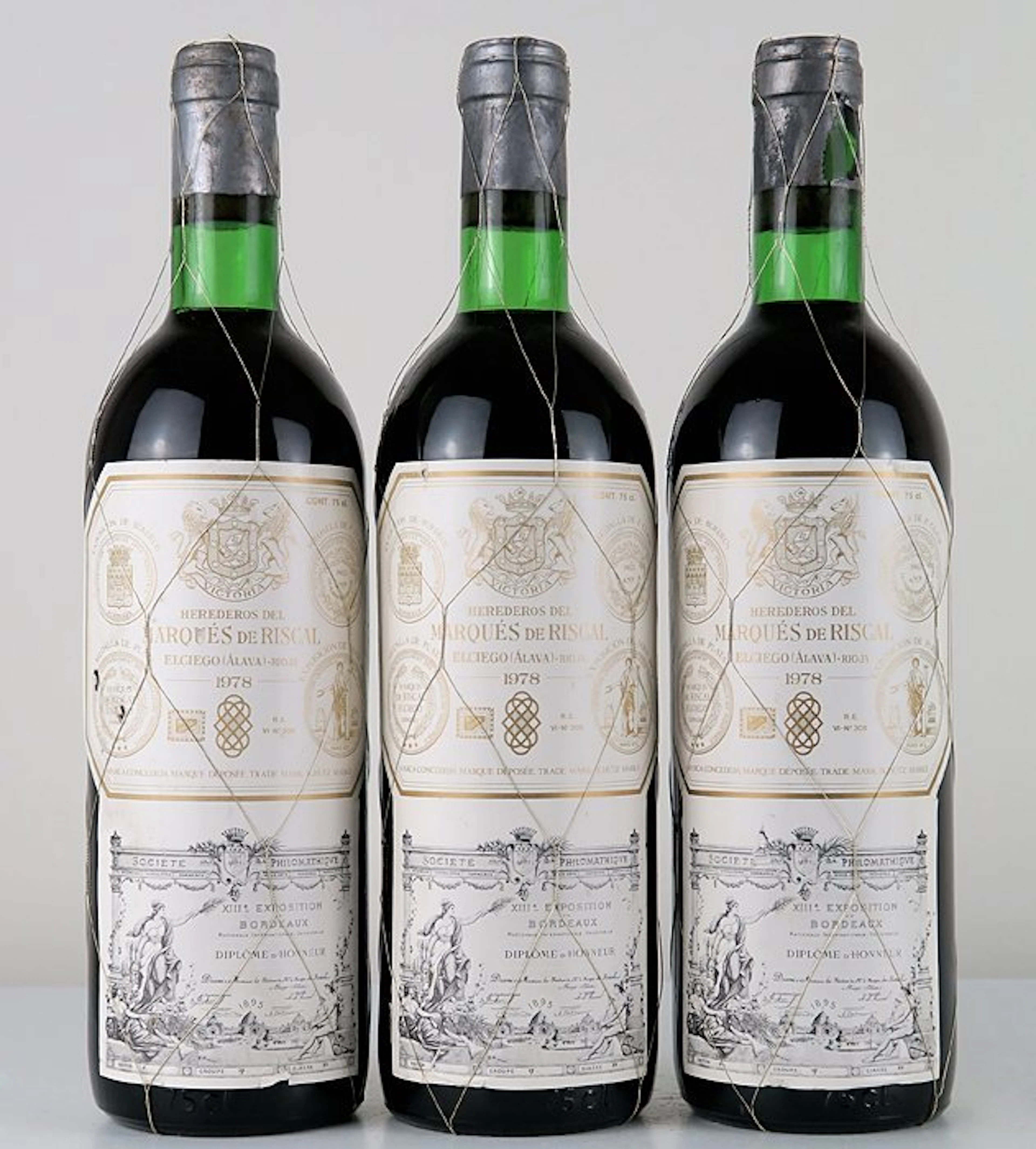 1978 Marqués de Riscal - Rioja Reserva - 3 Bottles (0.75L)
