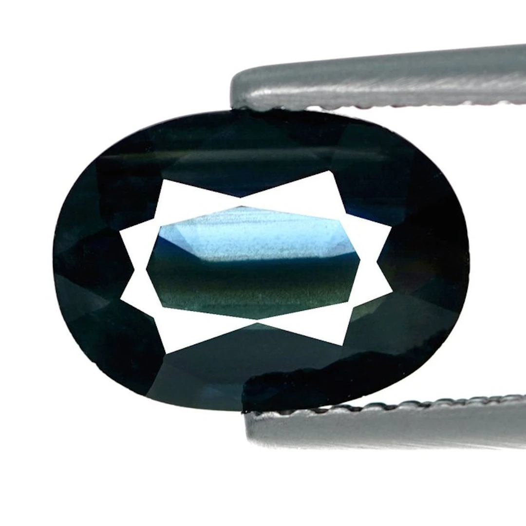 1 pcs Blue, Green Sapphire - 2.85 ct - International Gemological Institute