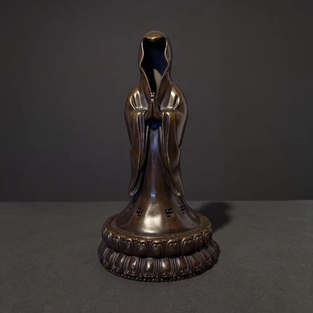 Incense burner - Bronze - Monk