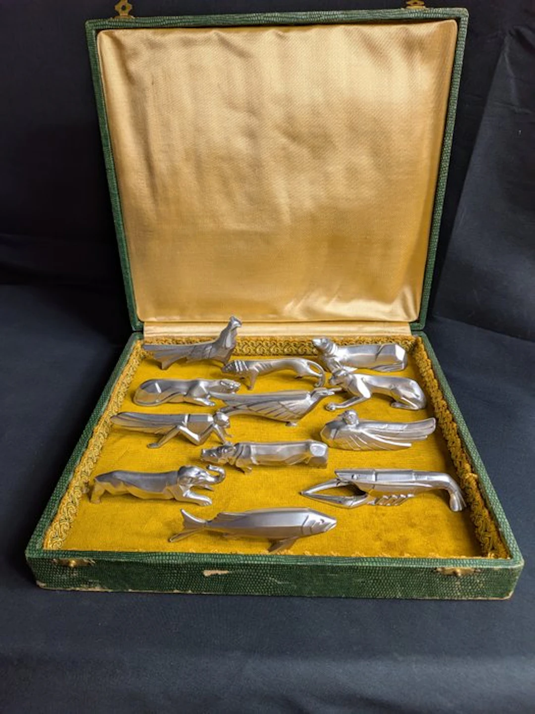 Dans le goût de Gallia - Knife rest (12) - Silverplated