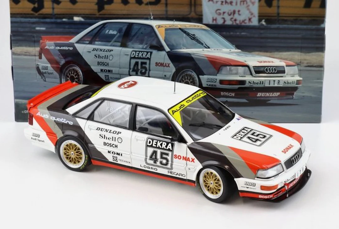 Werk83 1:18 - Model car - Audi V8 Quattro #45 DTM Champion 1991 Frank Biela