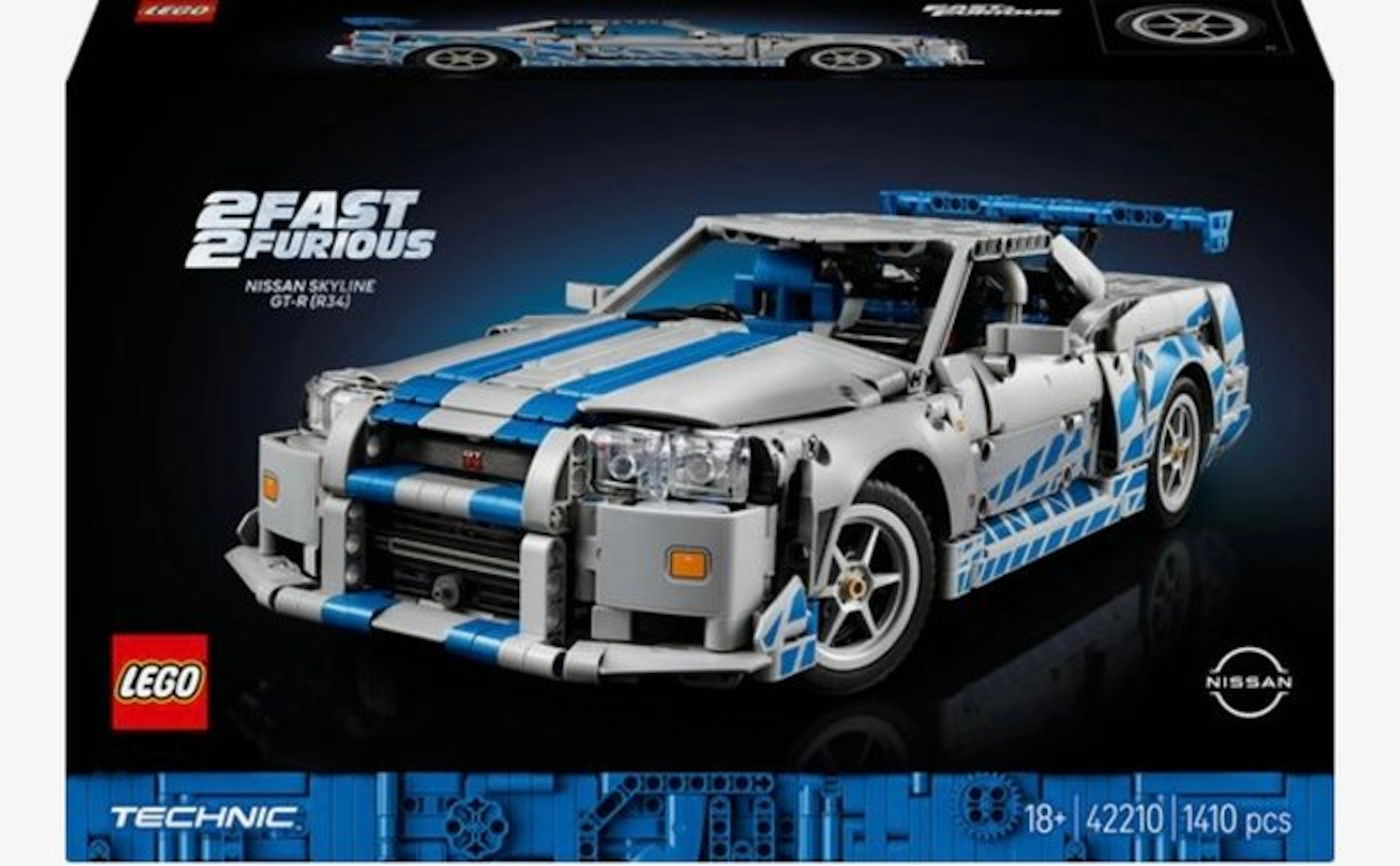 LEGO Set - 42210 - Technic - Nissan Skyline GT-R (R34)