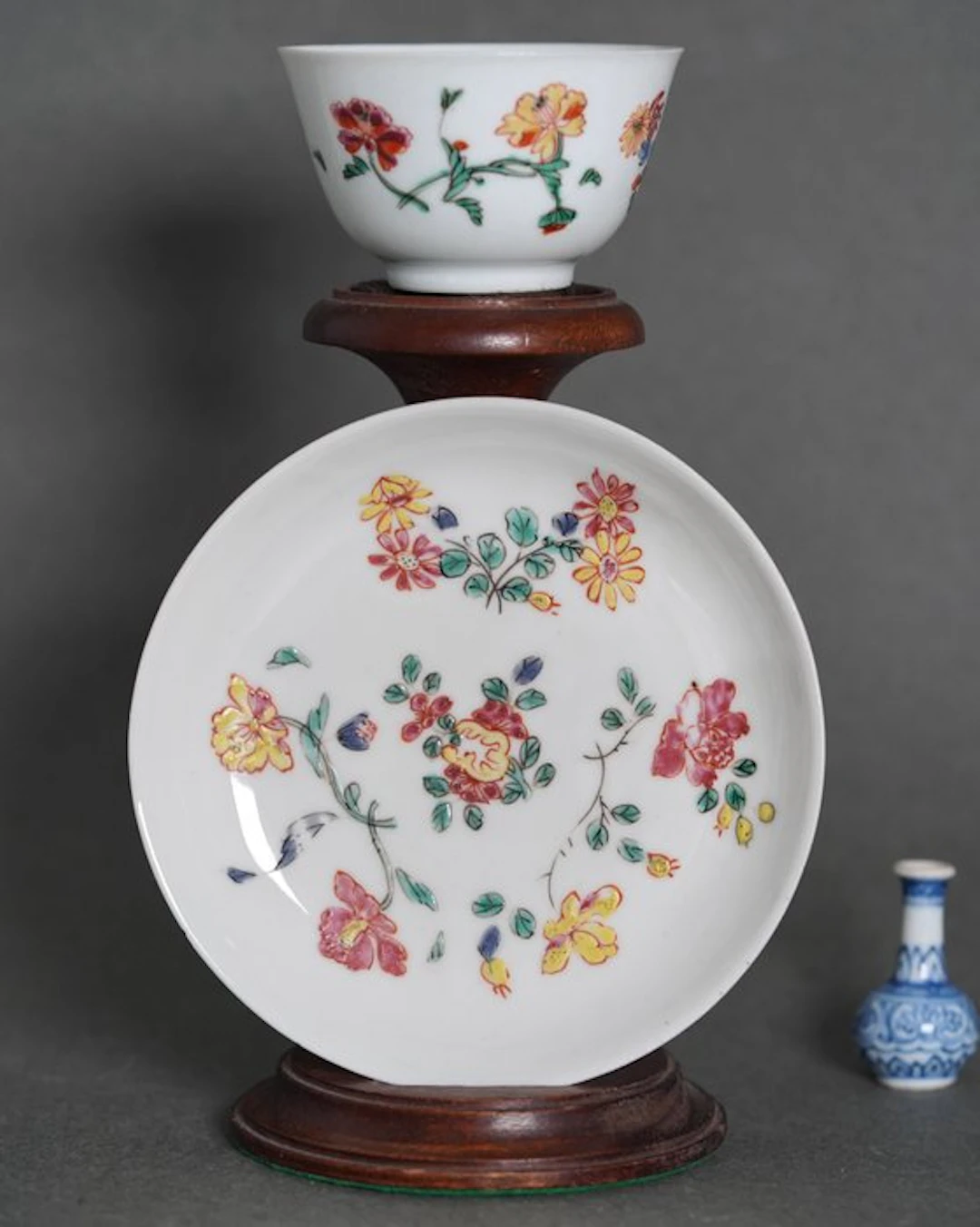 Kangxi (1662-1722) - Cup and saucer (2) - Buddha's Hand Citrus