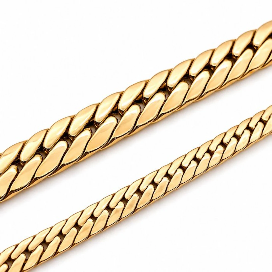 Necklace - 18 kt. Yellow gold - Made in Italy - Handmade