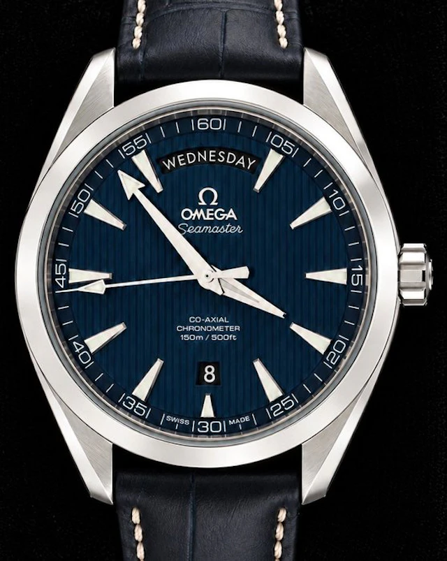 Omega - Seamaster Aqua Terra 150M Day‑Date — Blue Teak...