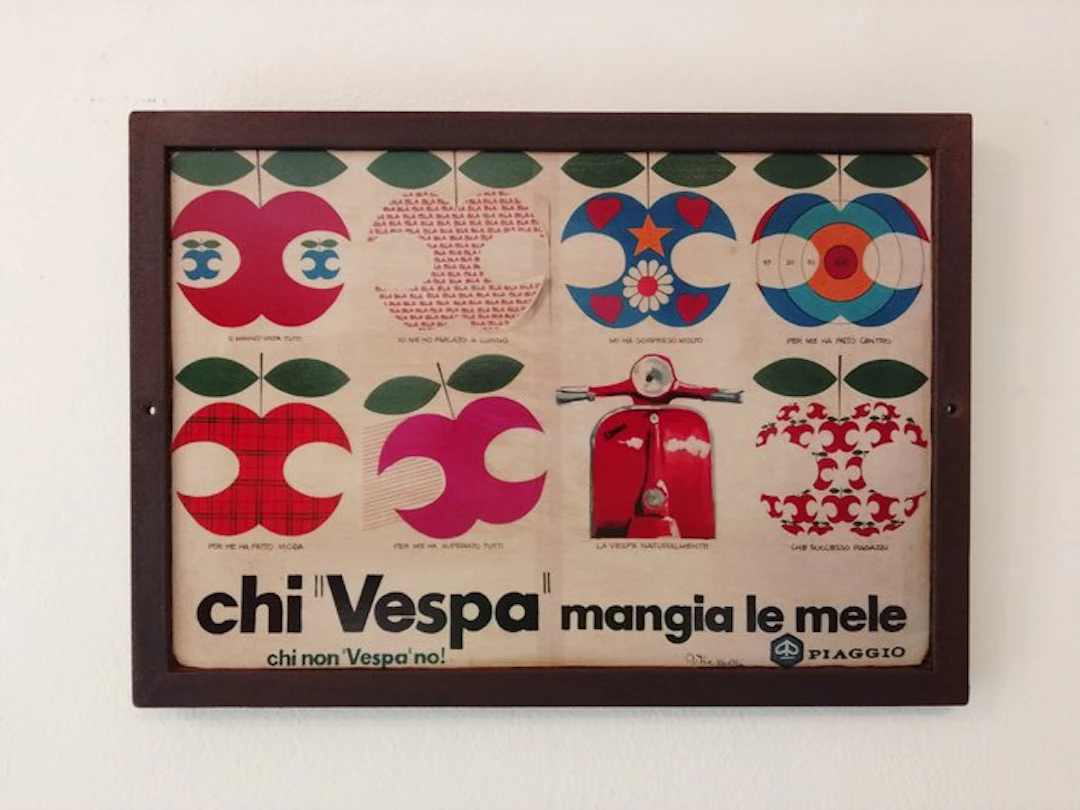 Piaggio - Iron sign - piaggio - Advertising sign - 1980 - Iron