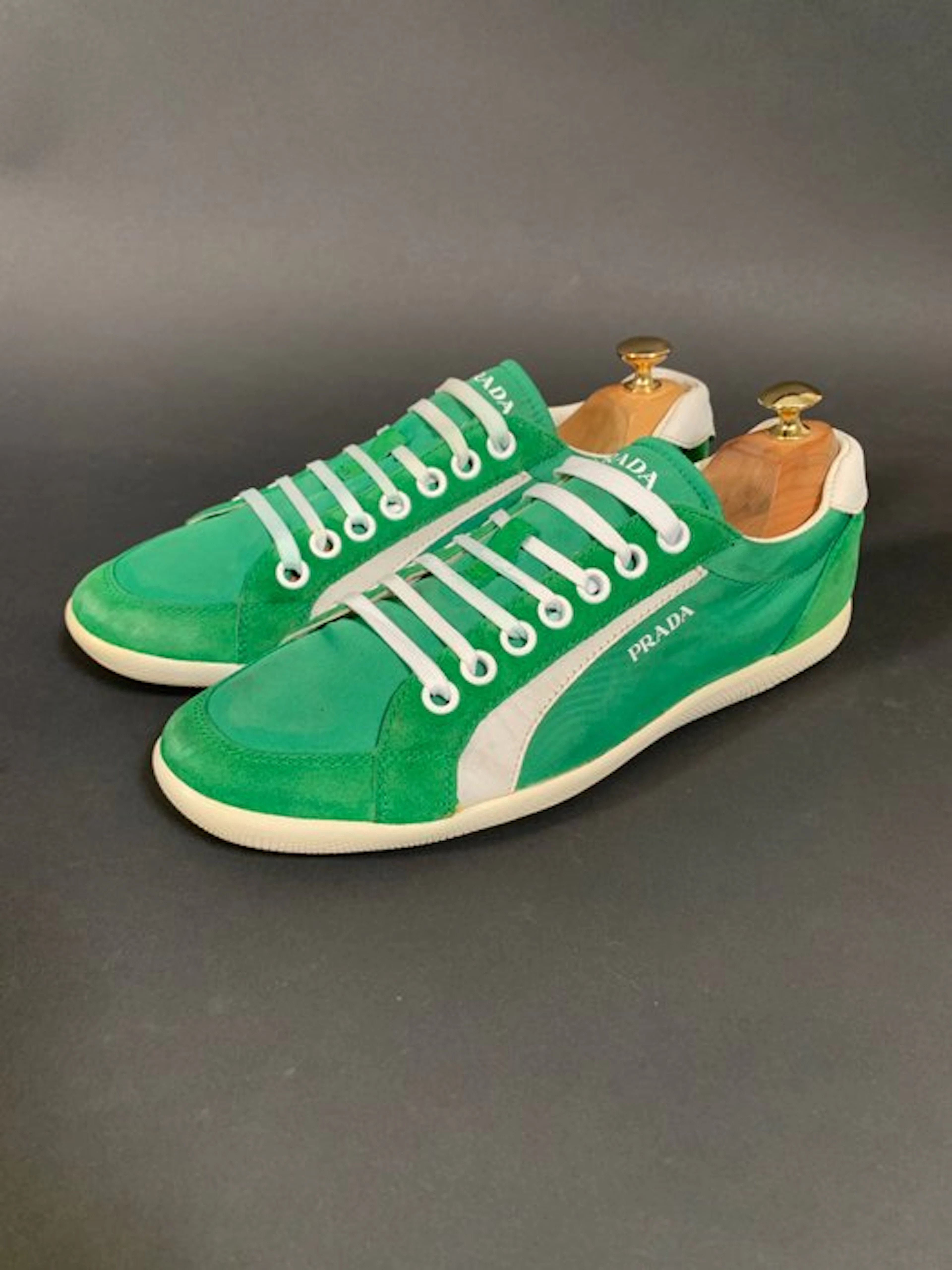 Prada Low-top Sneaker Green 4E 1835 UK 6.5 - Sneakers - Size: EU 40.5