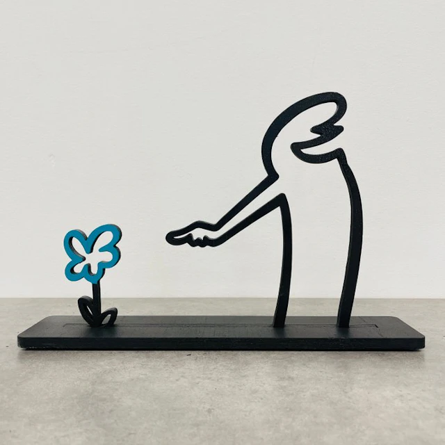 AIIROH - Wood Sculpture - La Linea - Hey Look