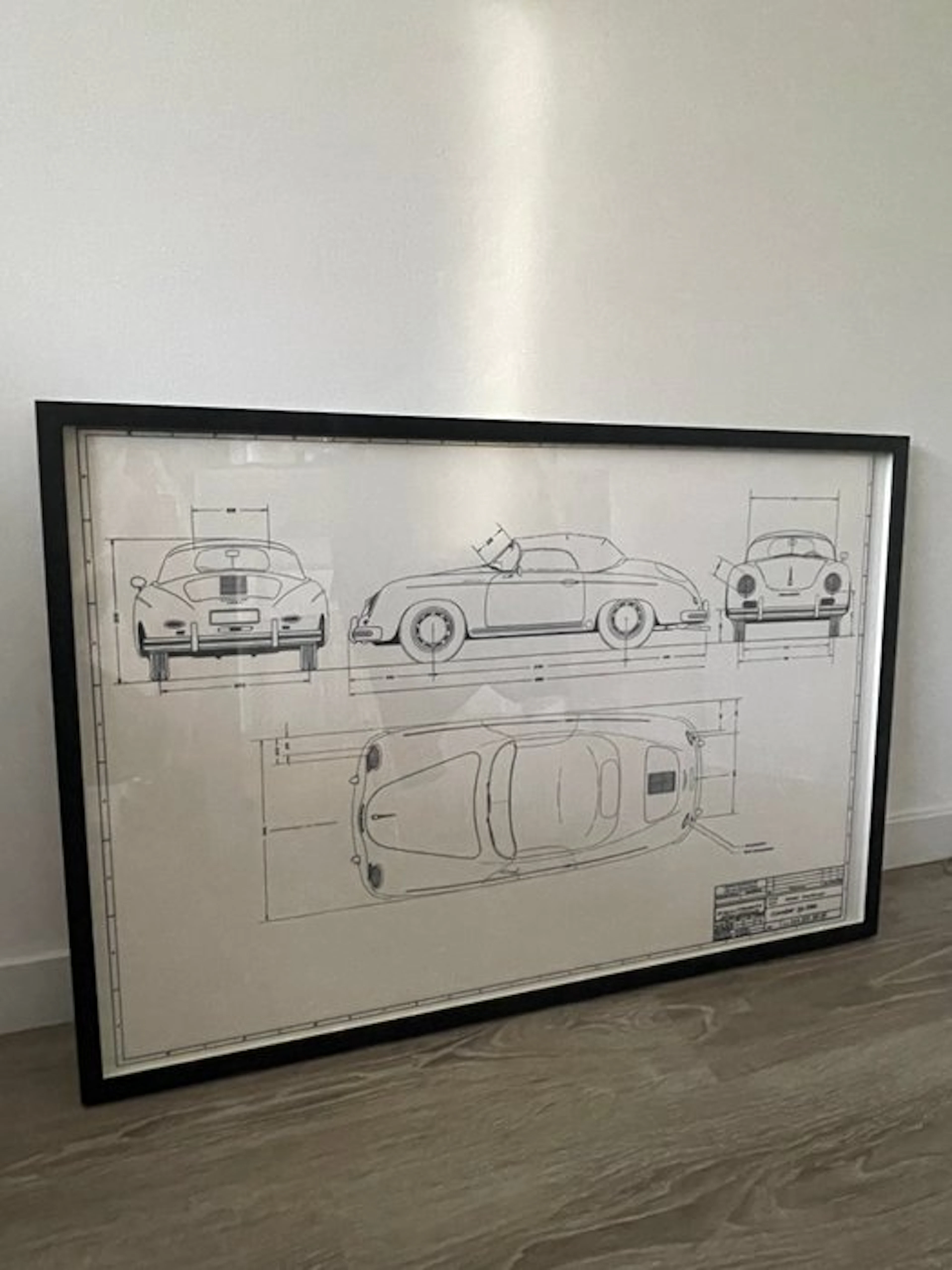 Porsche 356 Speedster - Technical Drawing - Frame - Design