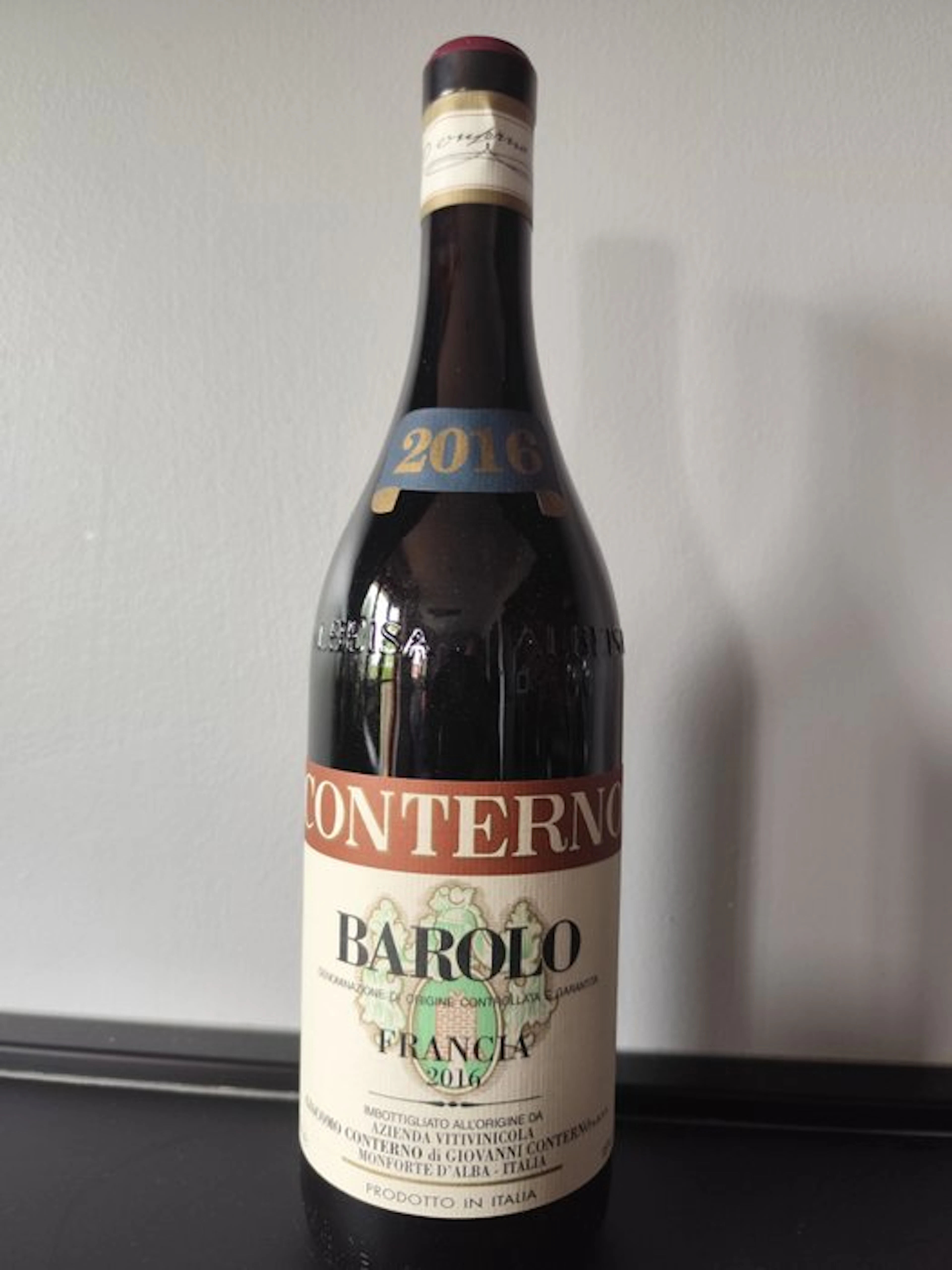 2016 Giacomo Conterno, Francia - Barolo - 1 Bottle (0.75L)