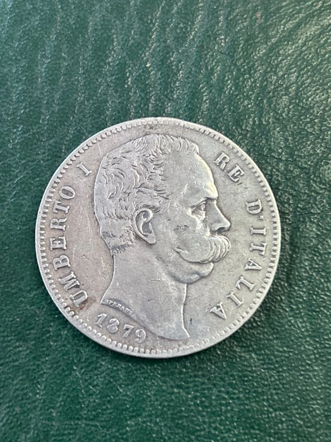 Italy, Kingdom Umberto I. 5 Lire 1879 (No reserve price)