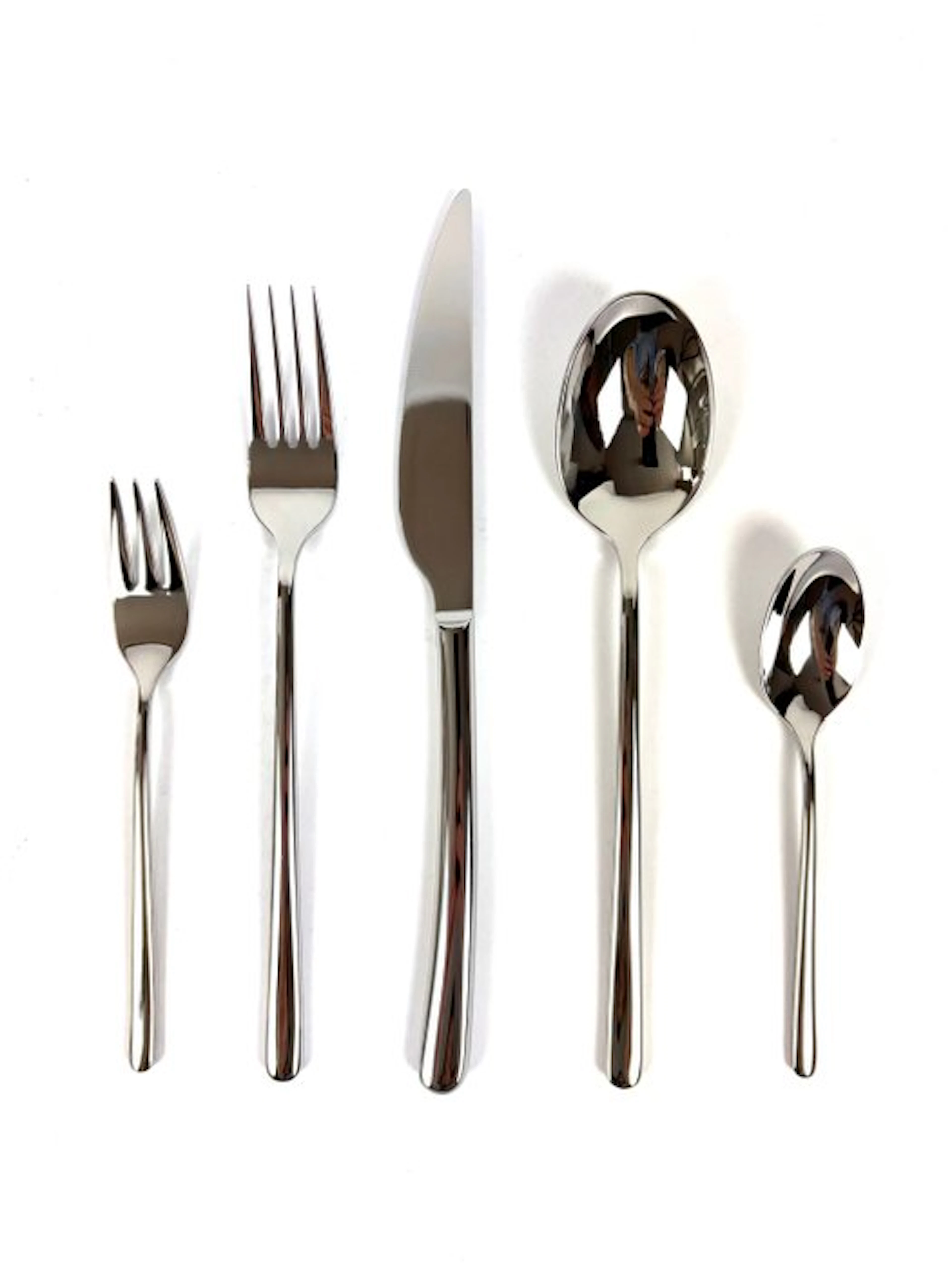 Cutlery set for 12 (60) - ''Fluida Set'' - 18/10 stainless steel.