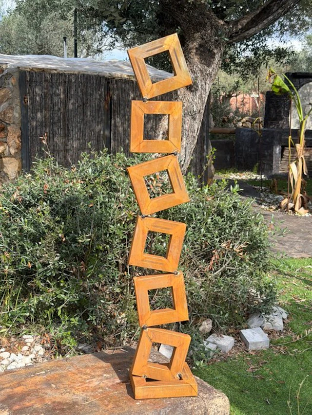 Ana Lucia B.M - Sculpture Corten - XL - No Reserve