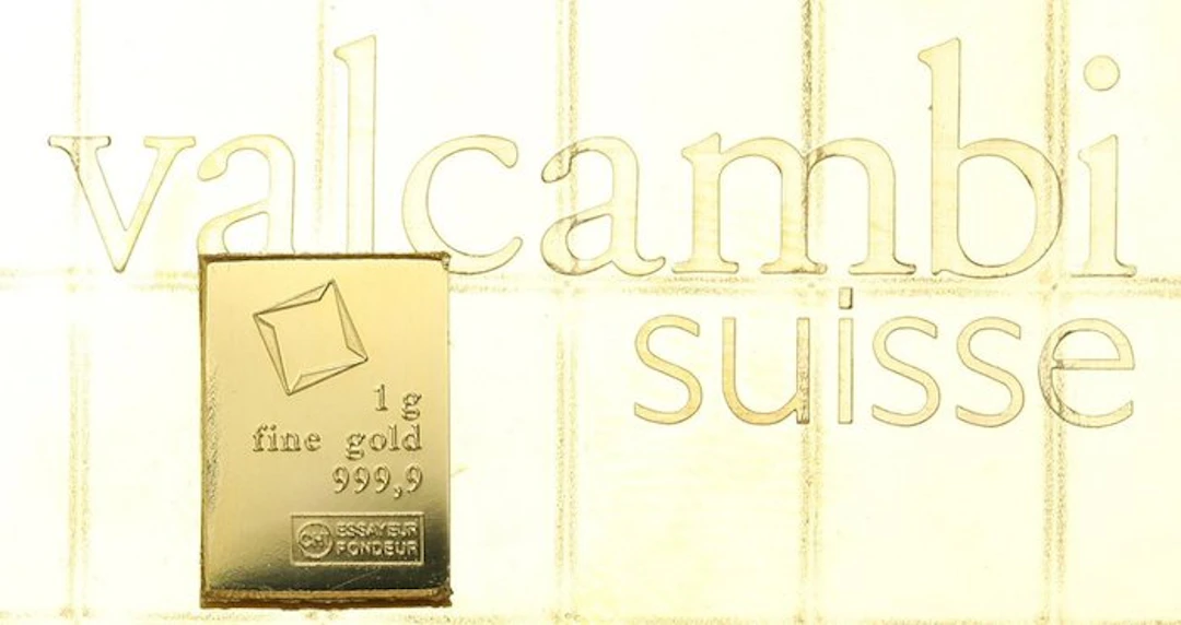 1 gram - Gold .999 - Valcambi, Switzerland (No reserve price)