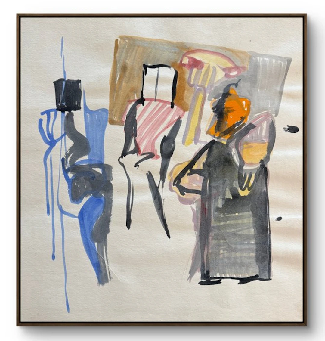 Marcus de Vestele (1941-2024) - Composition Cobra aux personnages