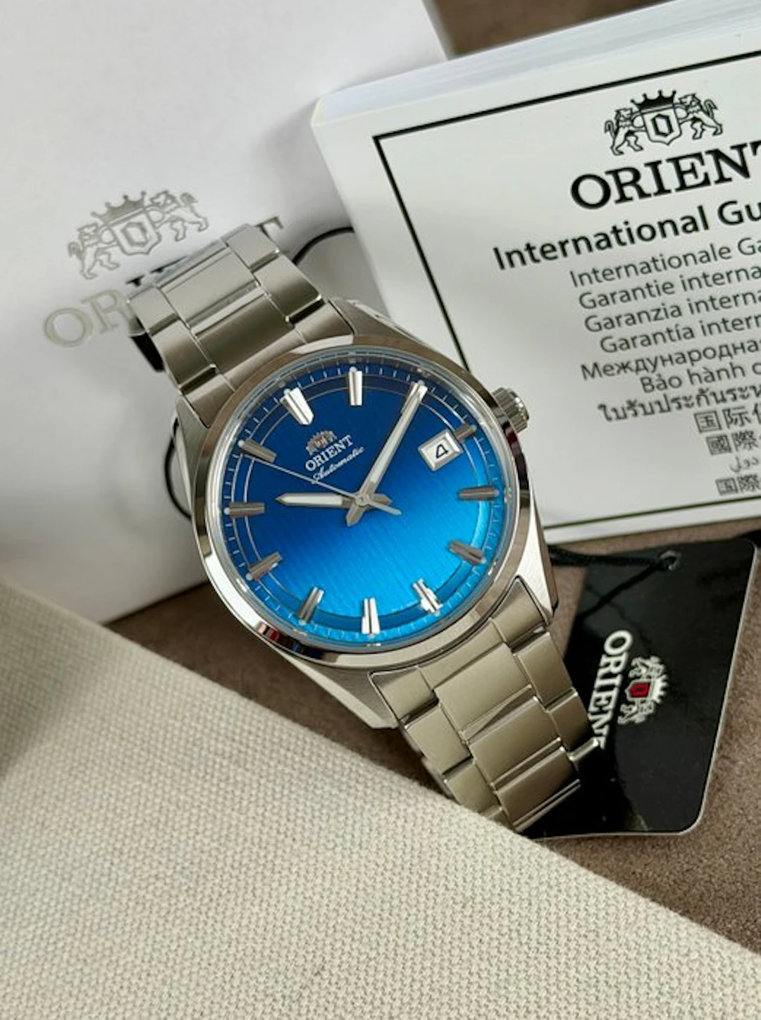 Orient - Stretto Automatic Date Blue/Light Blue Limited...