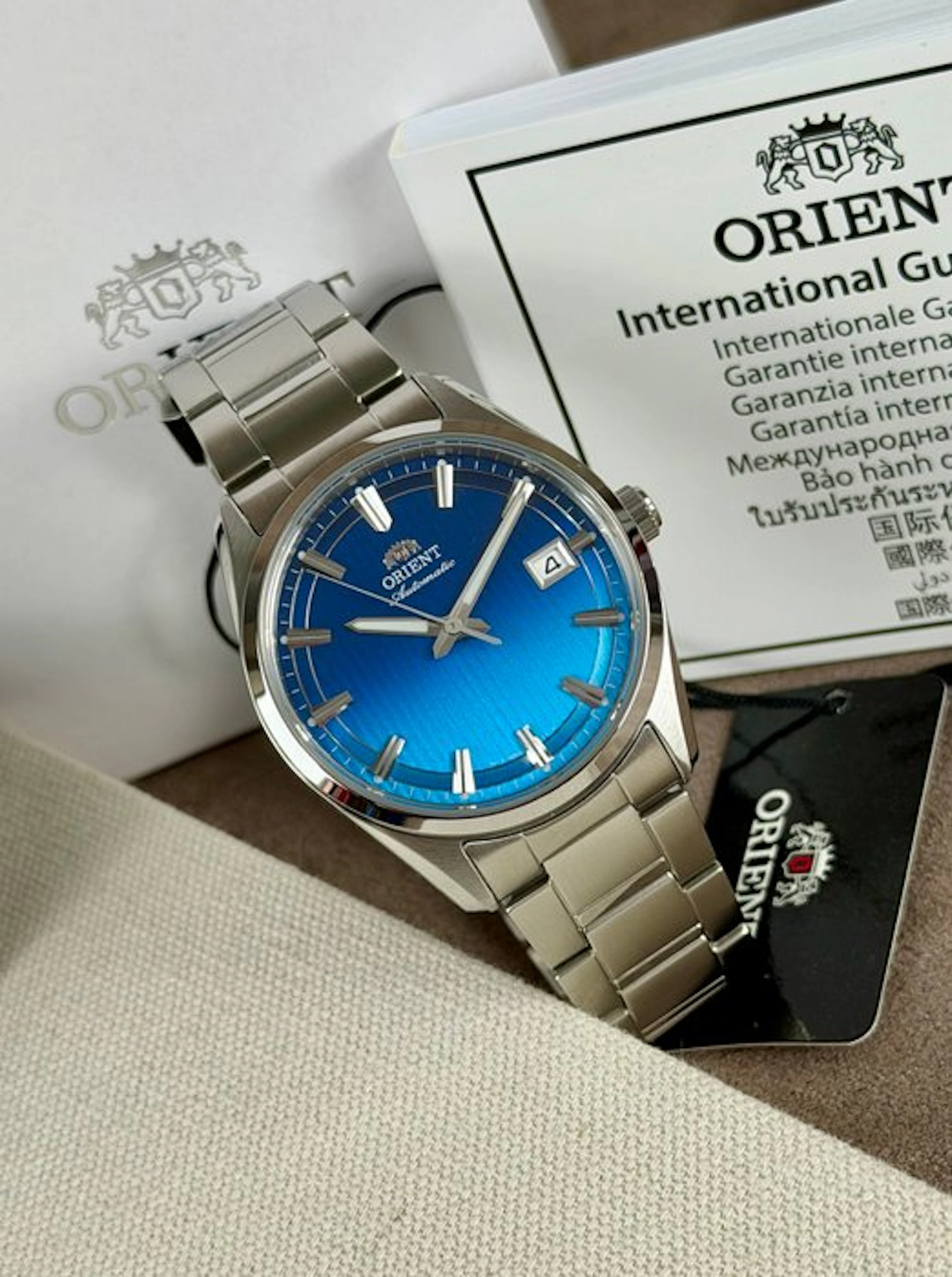 Orient - Stretto Automatic Date Blue/Light Blue Limited...