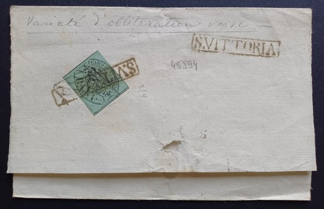 Italian Ancient States - Papal State - 1 bag on letter from S