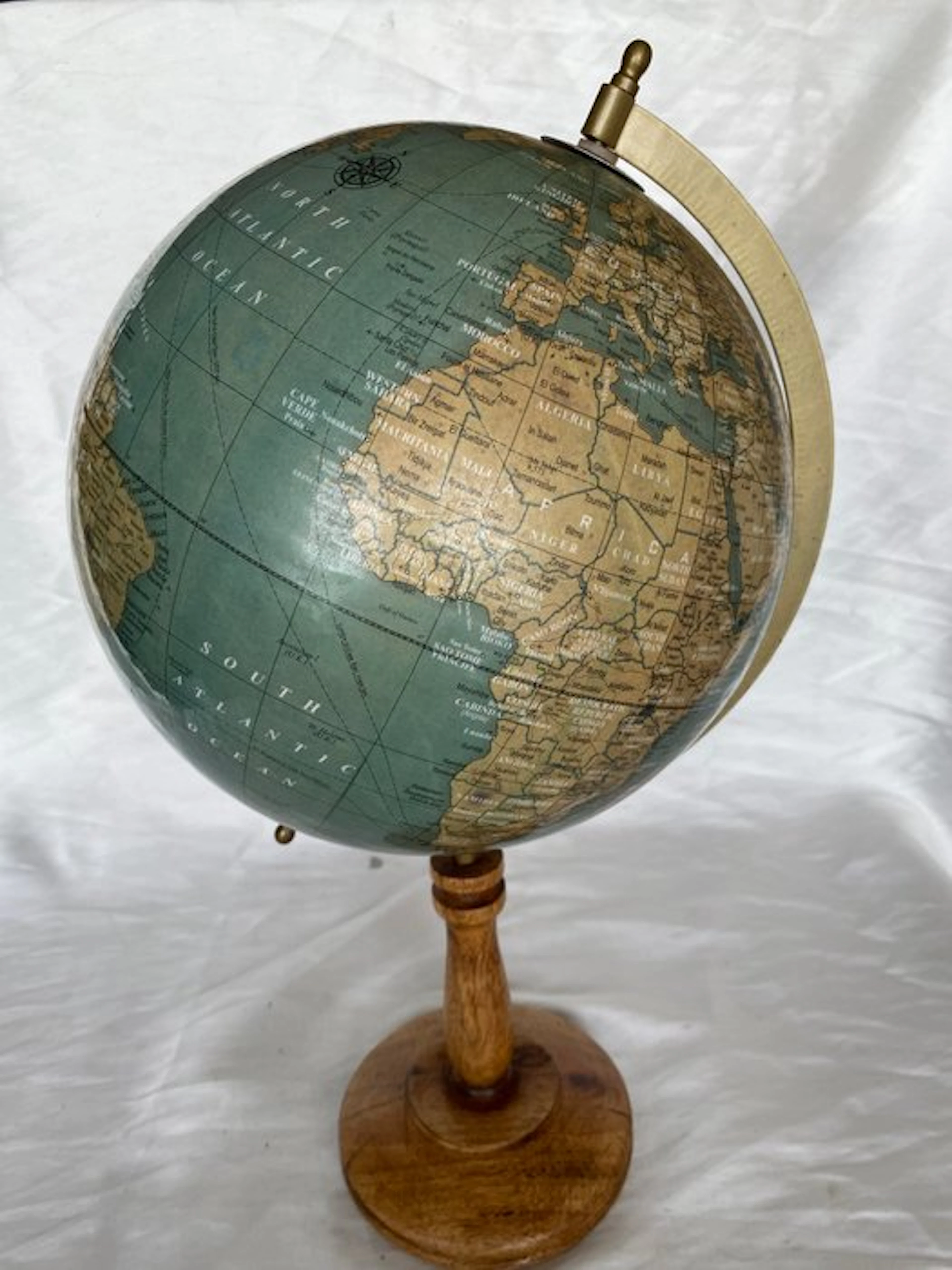 Globe - Vintage Globo mapa mundo de 49 cm de alto - from that era - 1980-1990