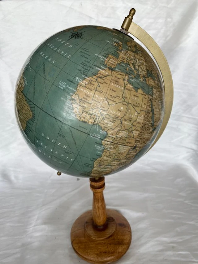 Globe - Vintage Globo mapa mundo de 49 cm de alto - from that era - 1980-1990