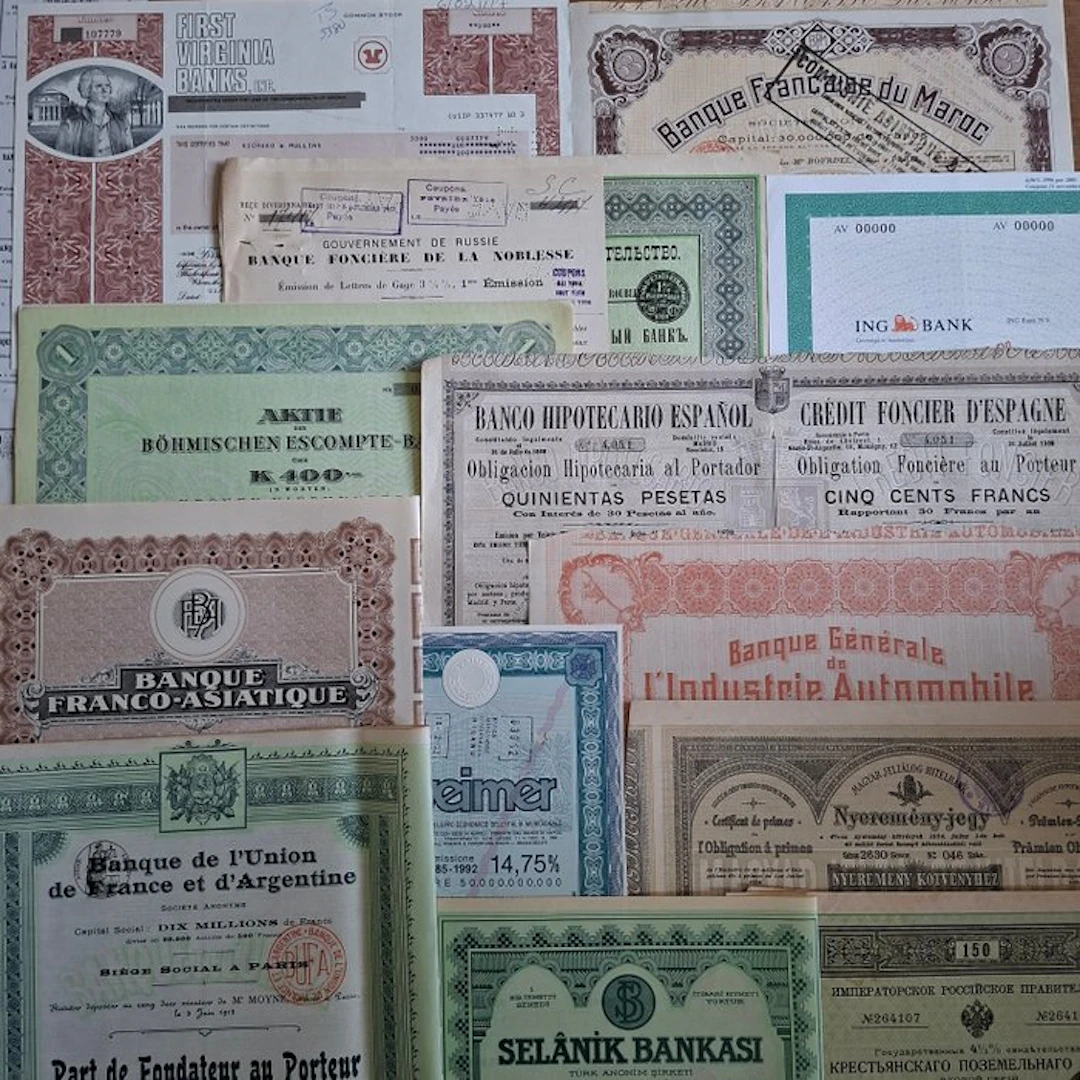 Document - 24 Historische aandelen van banken