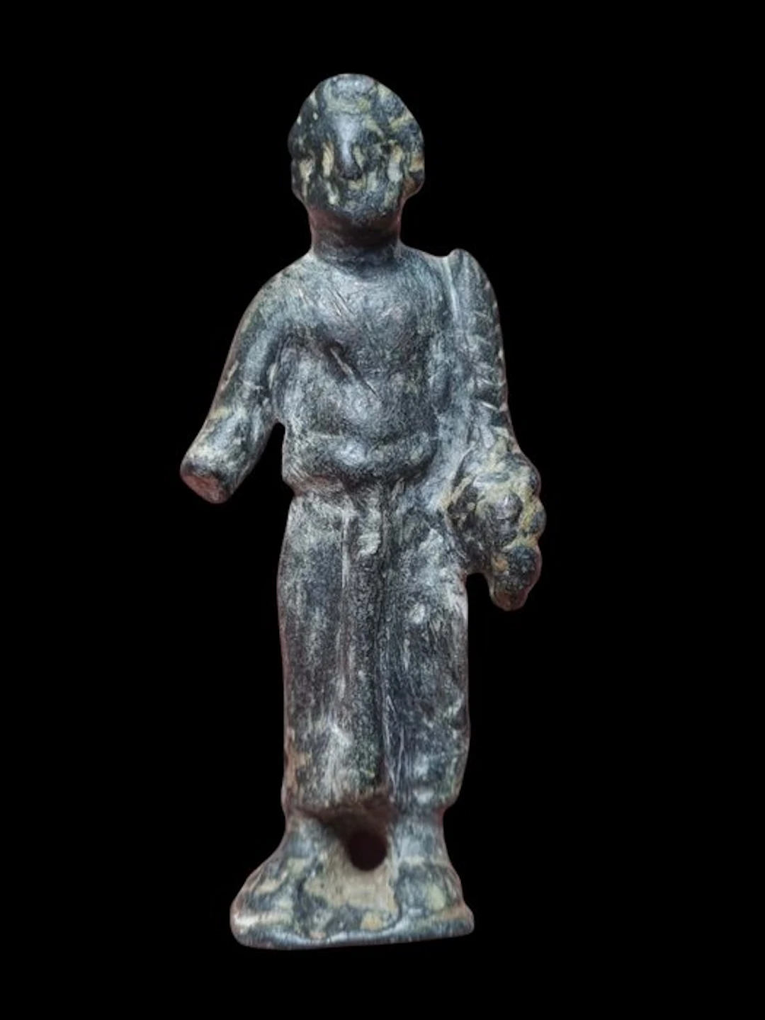 Ancient Roman Bronze Statuette of a Lictor bearing the Fasces (stunning