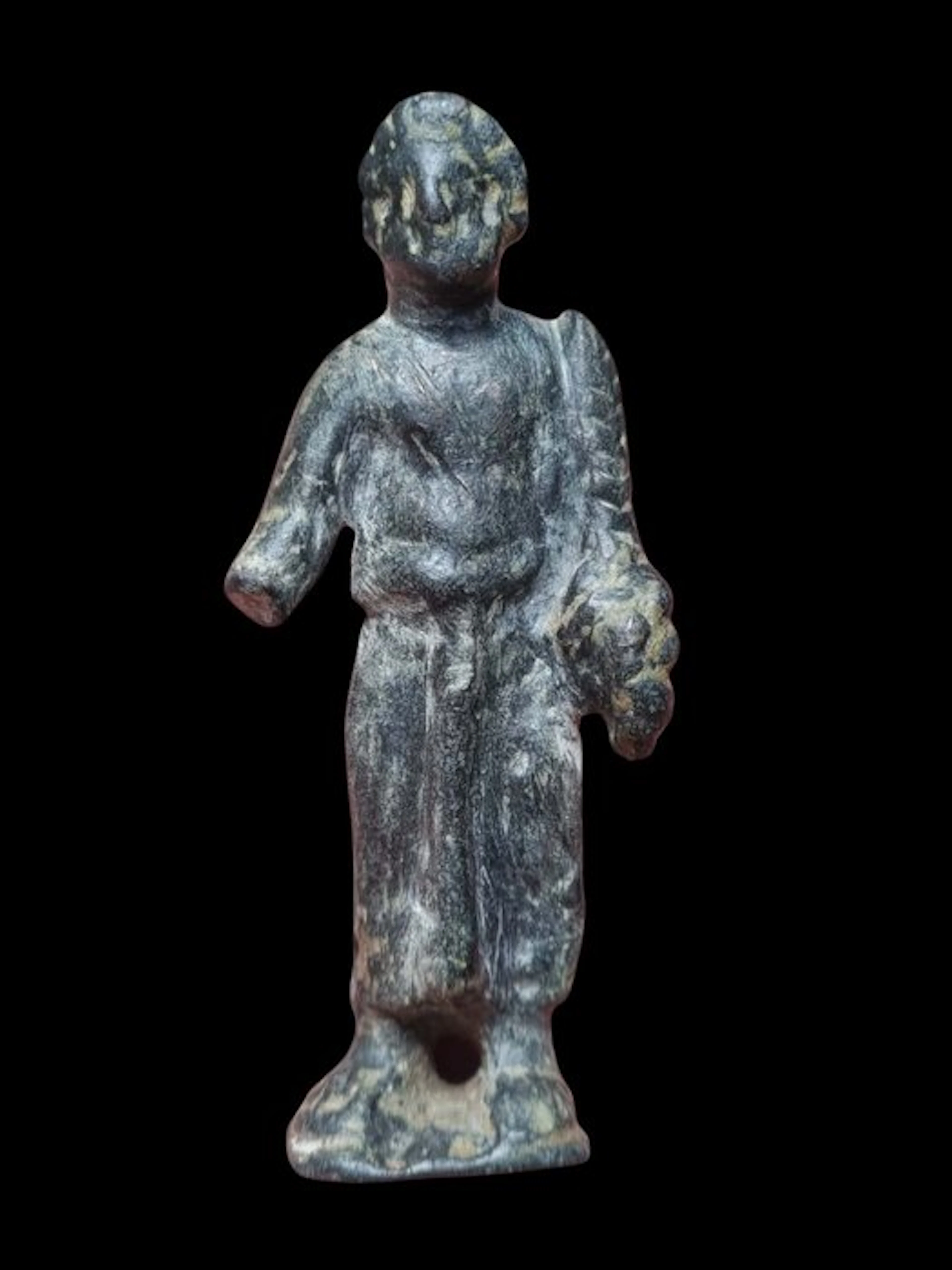 Ancient Roman Bronze Statuette of a Lictor bearing the Fasces (stunning