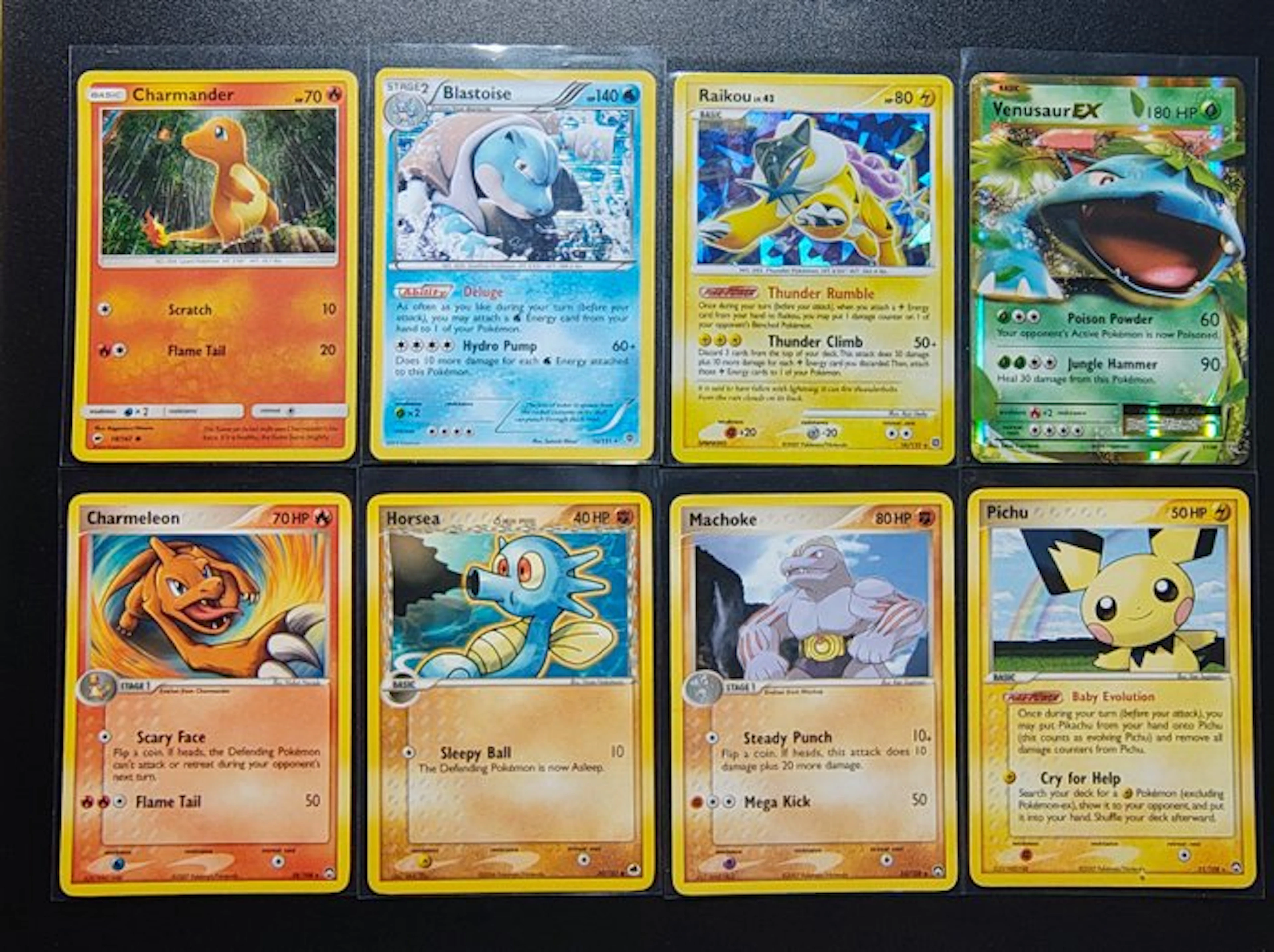 Pokémon - 8 Card - Lotto ENG - 2006 -> 2017 -