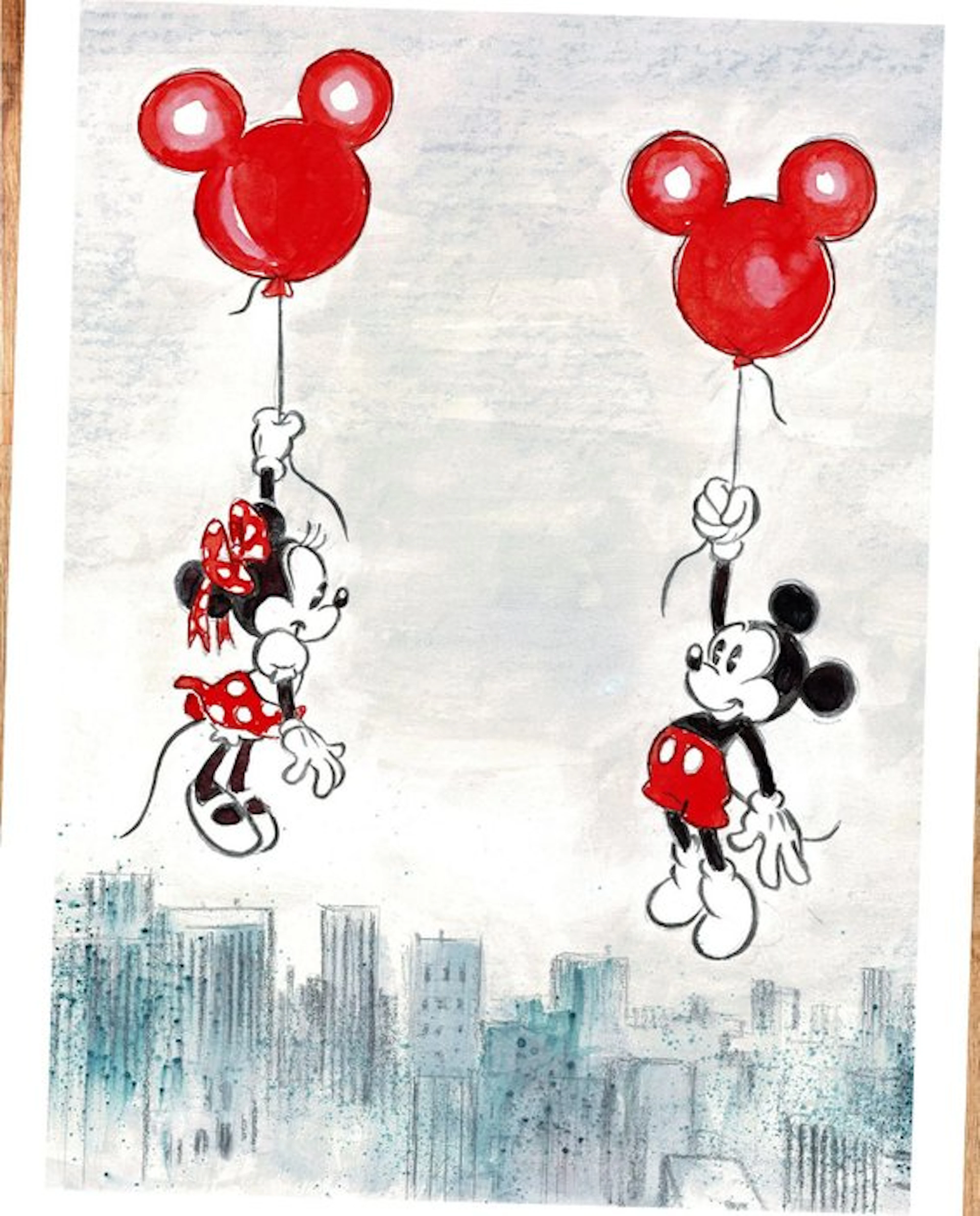 Tony Fernandez - Mickey & Minnie Inspired by Banksy...