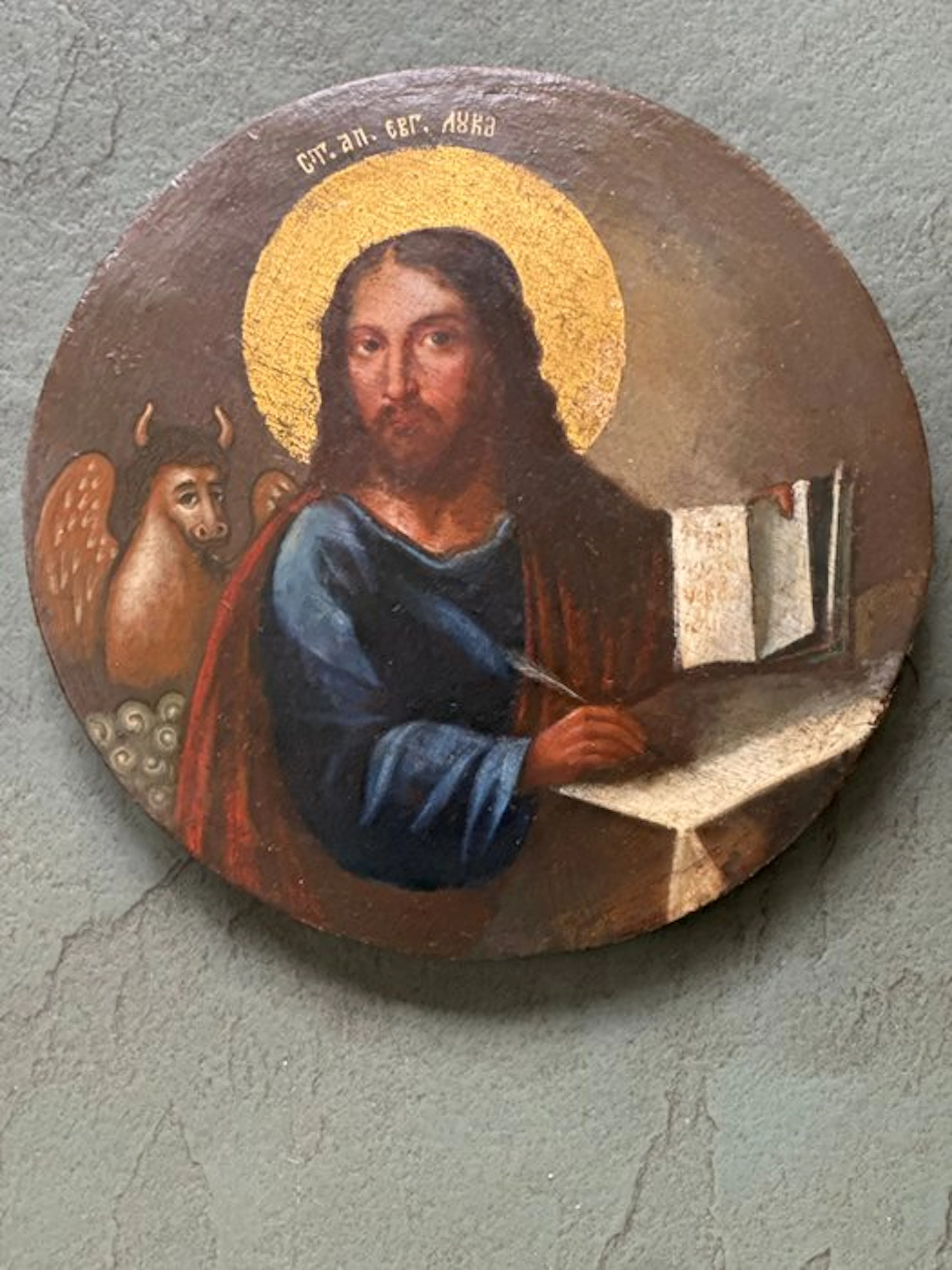 Icon - Luke the Evangelist - Wood