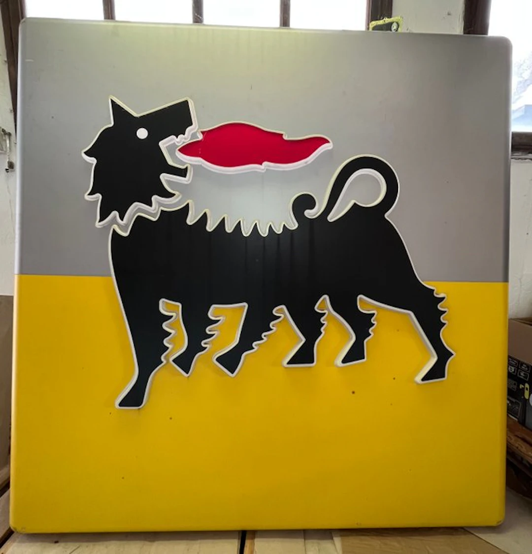 Eni - ENI sign - Backlight publicity sign (2) - Aluminium