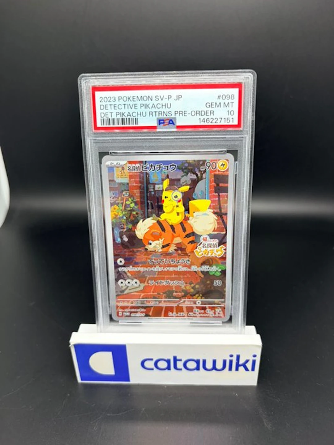 Pokémon - 1 Graded card - Detective Pikachu SV-P 098 PSA...