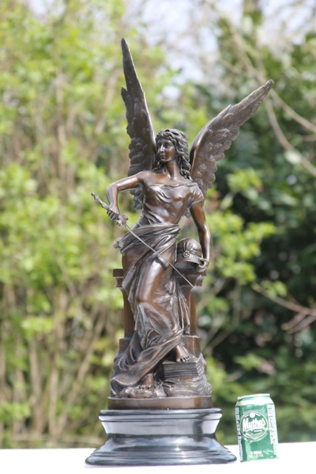 Sculpture, Minerva - 21 kg - 75 cm - Bronze, Marble