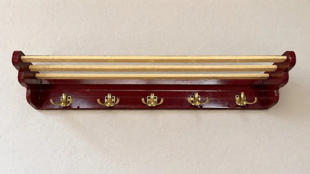 Coat rack - Wood, Metal - Mid-century coat rack