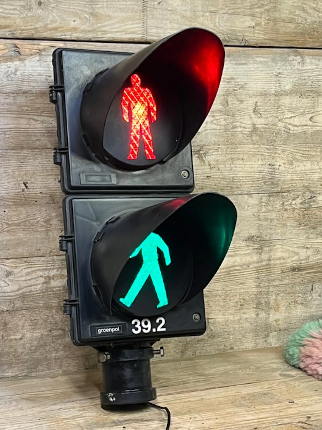 pedestrian traffic light - Lighted sign - Iron, Plastic
