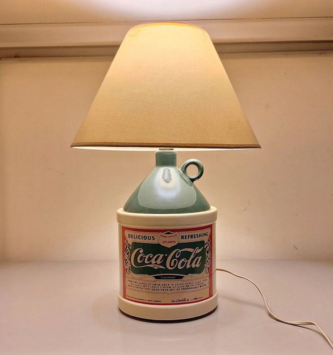 Coca-Cola Company - Table lamp - Ceramic, Porcelain - Coca-Cola