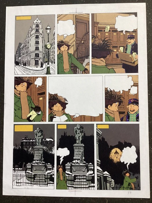 Tardi - Adèle Blanc-Sec - Momies en Folie - Page 17 - Epreuves d'imprimerie