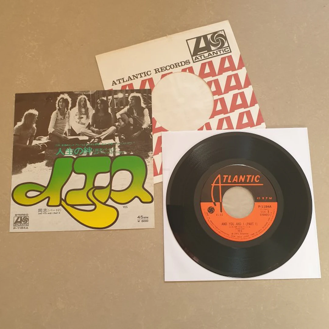Yes - And You And I - 45 RPM 7" single - Japanese pressing - 1972