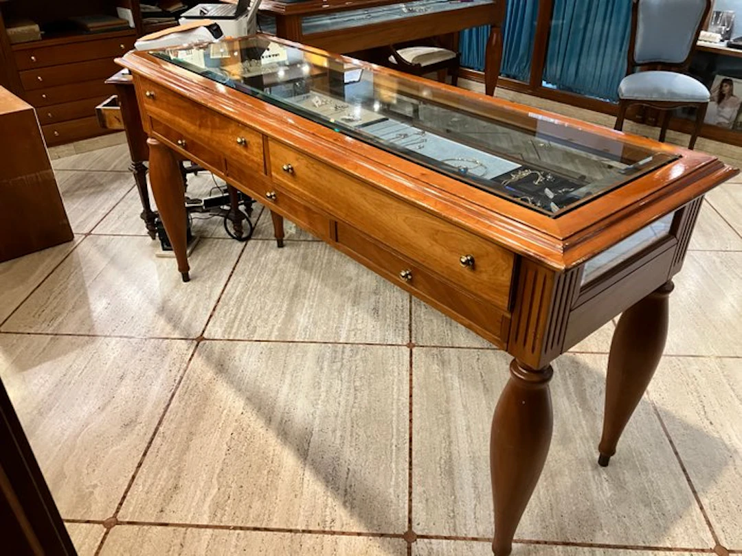 Workbench - Cherry wood - Handcrafted by a cabinetmaker.