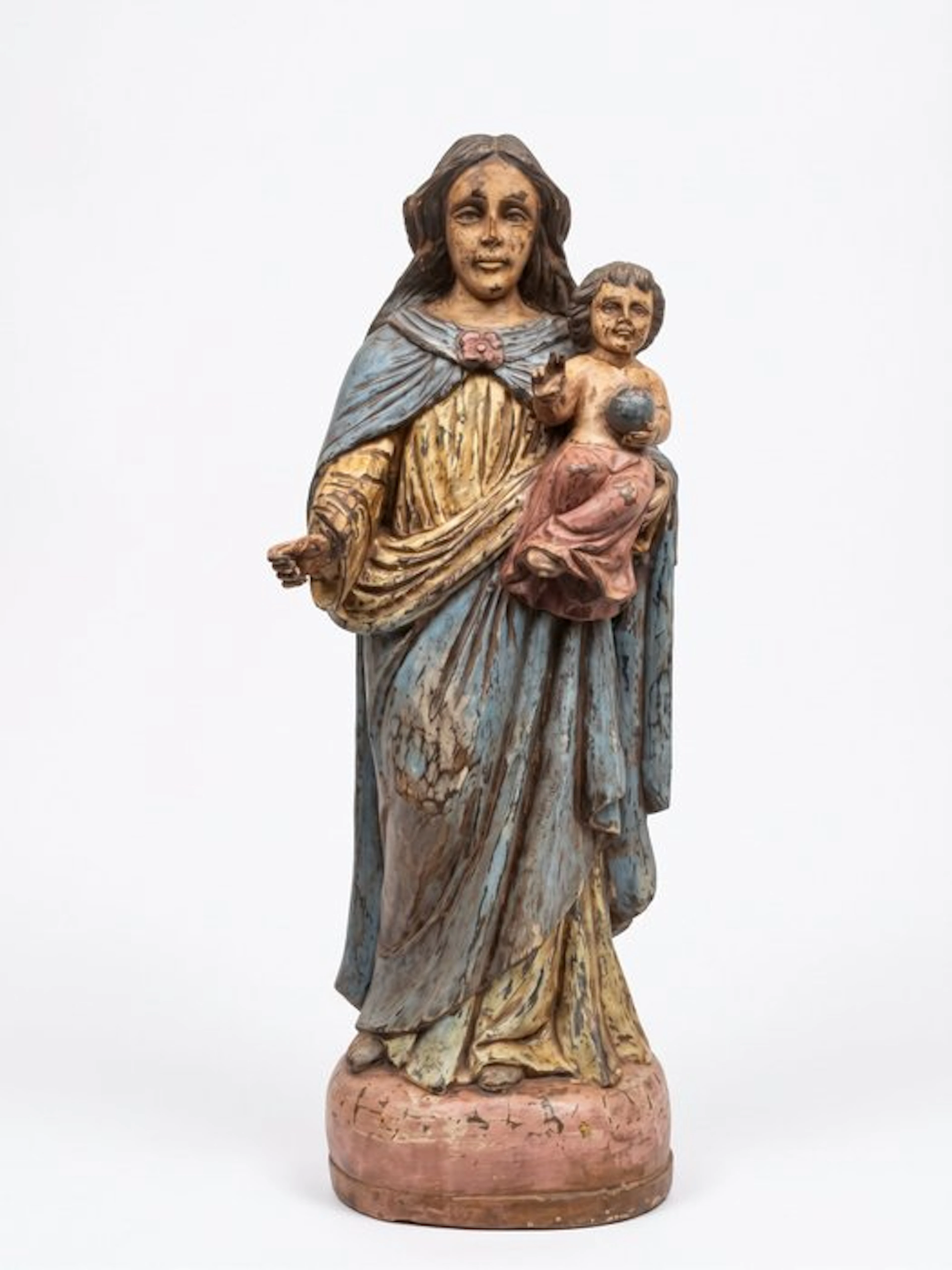 Sculpture, "Madonna con Bambino" - Fine XVIII / XIX Secolo - 80 cm - Wood