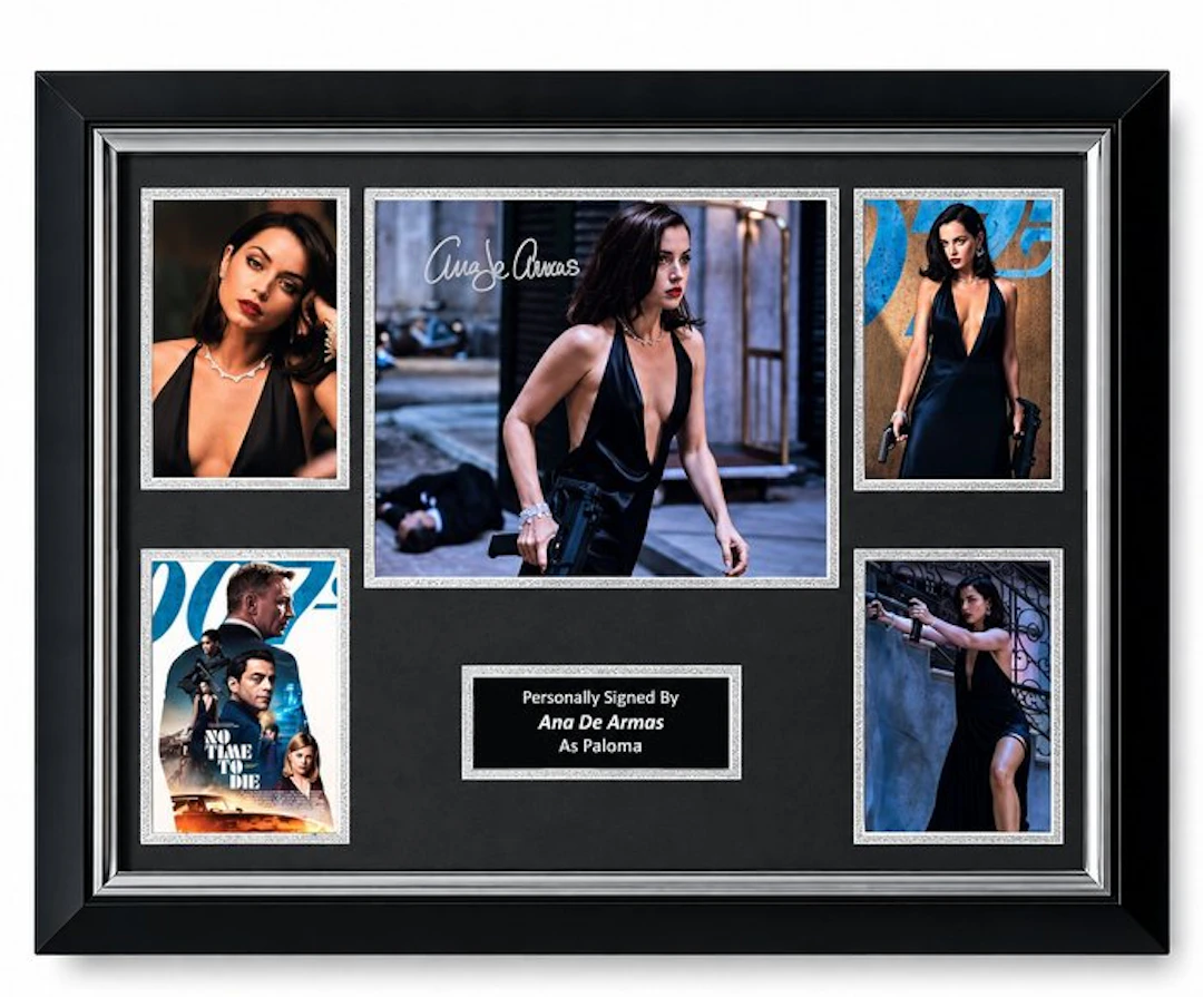 James Bond 007: No Time To Die - Ana de armas Singed...