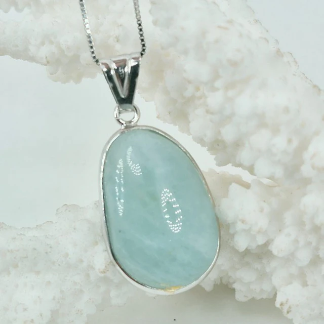 Silver, No Reserve - Necklace with pendant - Sea Water Milk