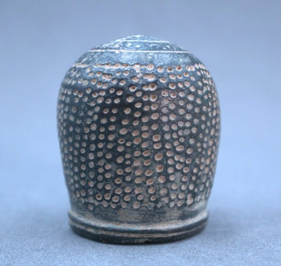Ancient Roman Bronze Thimble - 28 mm