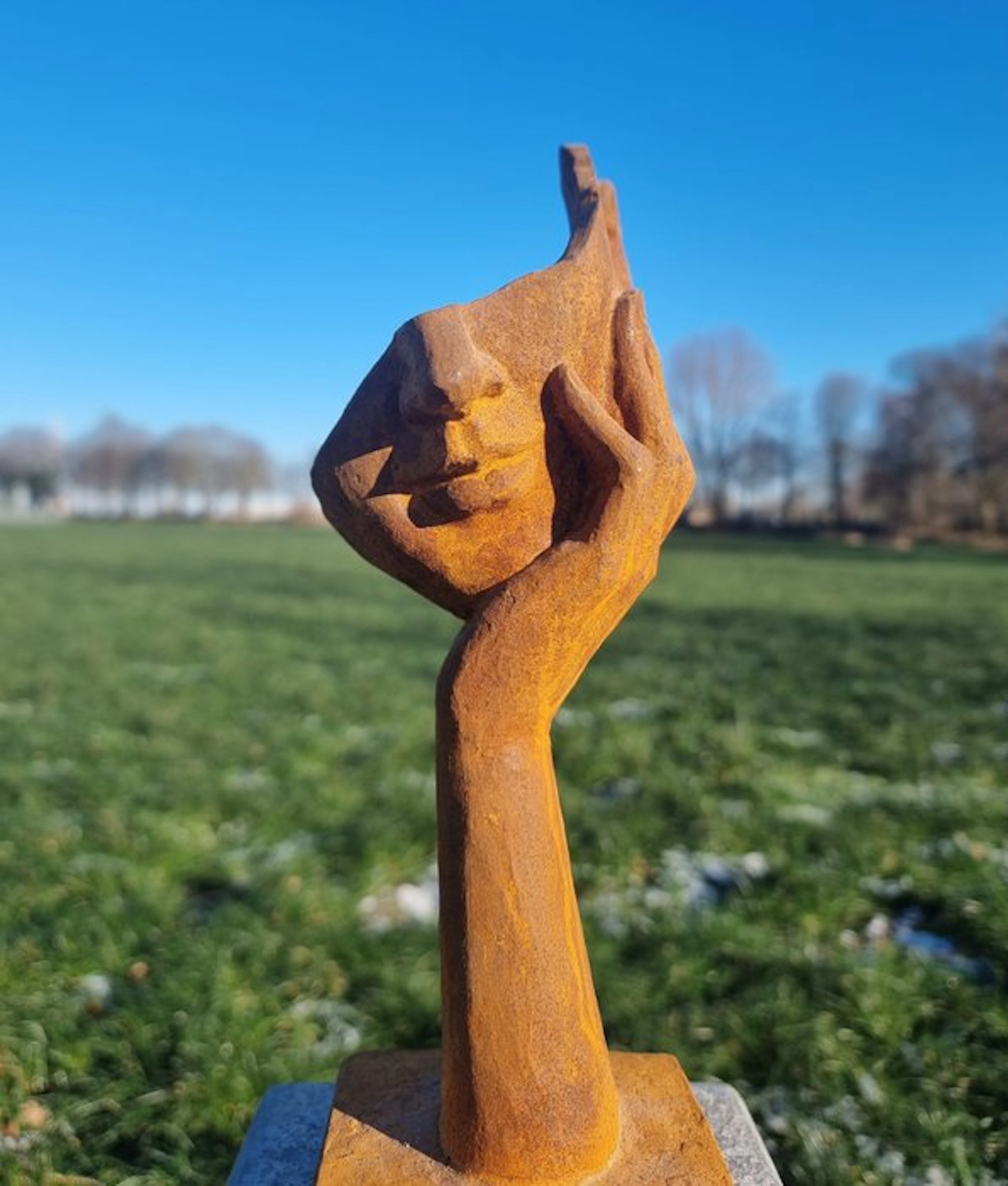 Figurine - Abstract thinker - Iron