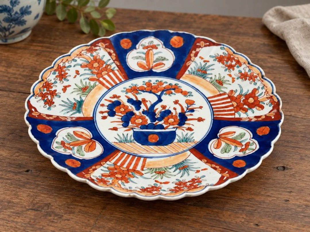 Platter - Earthenware - Imari / Arita bowl